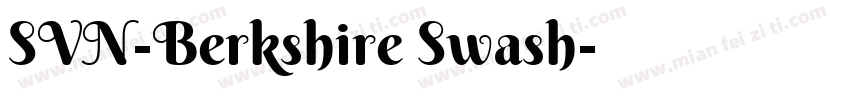 SVN-Berkshire Swash字体转换